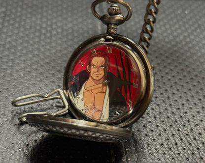 One Piece FILM RED Shanks Pocket Watch