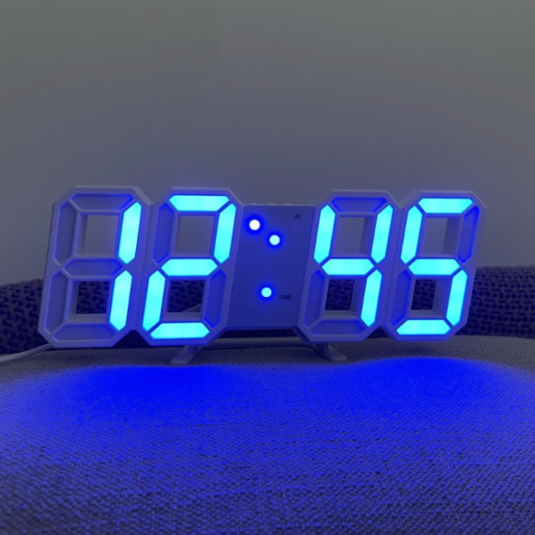 A Timepiece that Prioritizes Readability! Stylish Large Digital Clock (USB Power Supply)