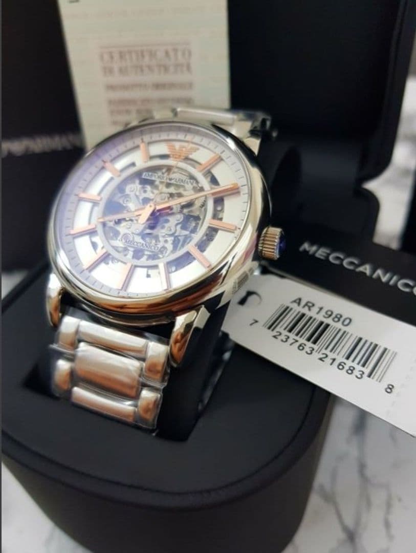 Unused New Item Emporio Armani AR1980 Automatic Winding