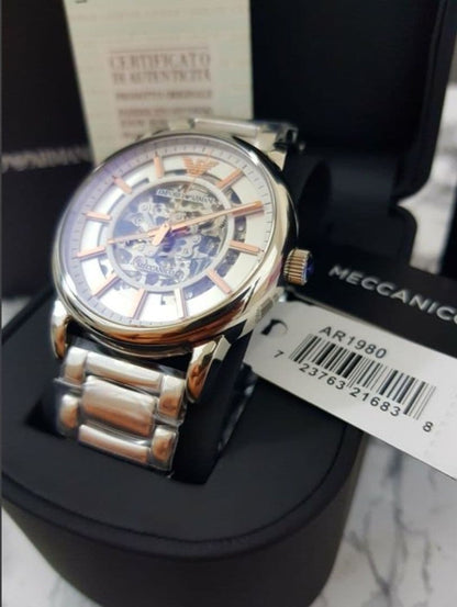 Unused New Item Emporio Armani AR1980 Automatic Winding