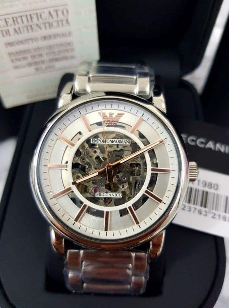 Unused New Item Emporio Armani AR1980 Automatic Winding