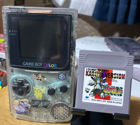 Game Boy Color Clear Body Game Boy Game Boy Color Cartridge