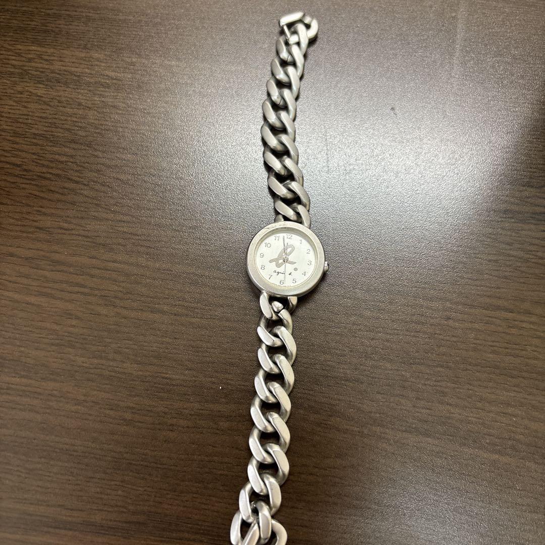 Agnes b. Silver Wound Watch