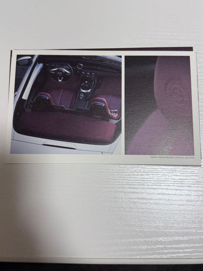 Mazda 100th Anniversary Limited Card (Motor Show Giveaway)