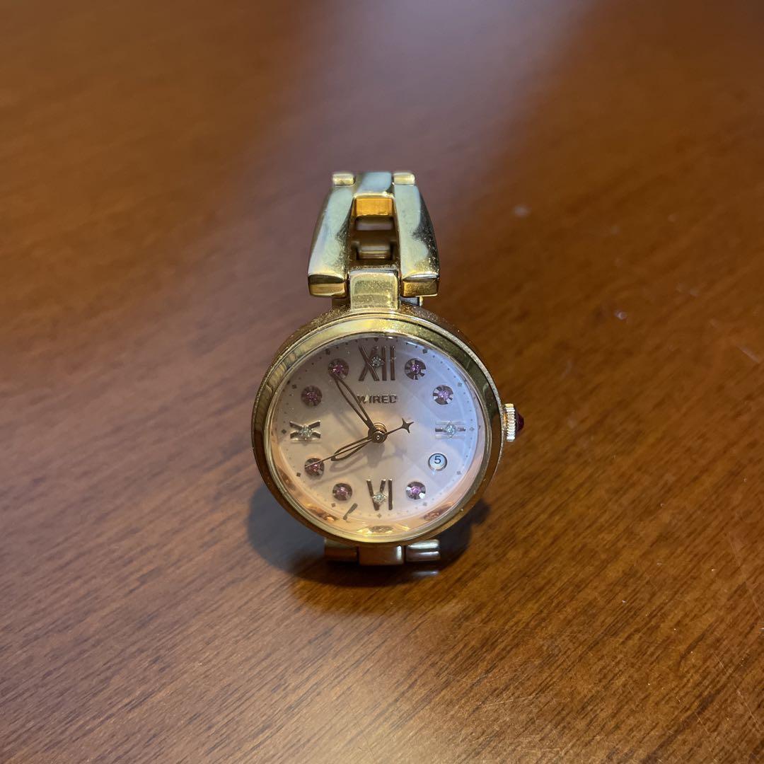 Ladies Watch Seiko WIRED Gold Pink