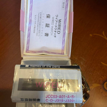 Ladies Watch Seiko WIRED Gold Pink