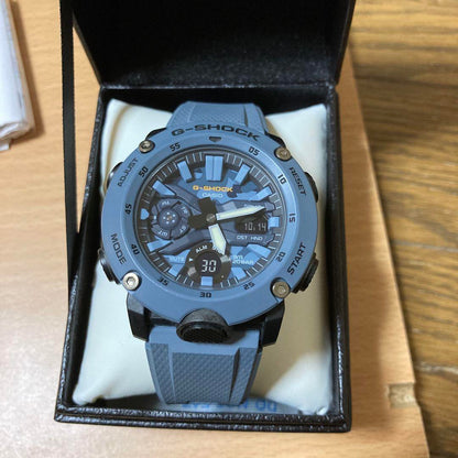 Blue Camouflage Carbon Core Guard G-SHOCK