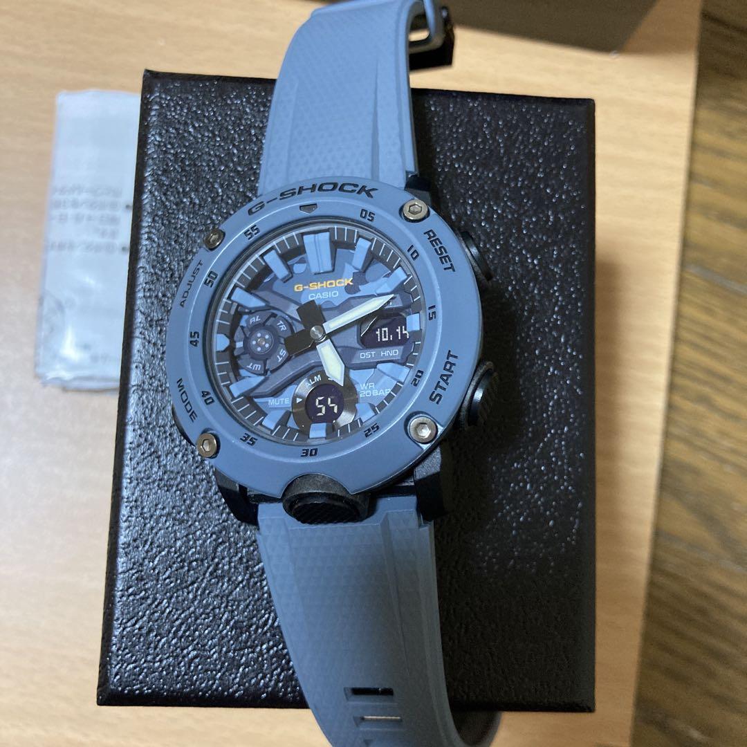 Blue Camouflage Carbon Core Guard G-SHOCK