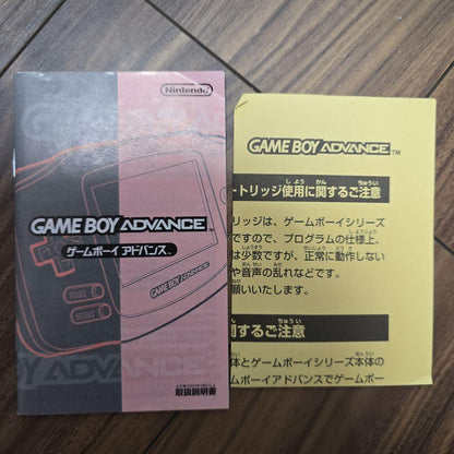 Nintendo Game Boy Advance with Violet Console and Manual