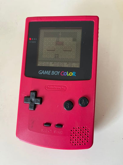 Pink Game Boy Color Console and Cartridge Set