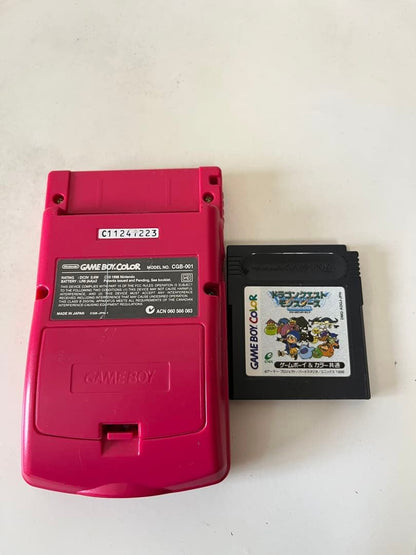 Pink Game Boy Color Console and Cartridge Set