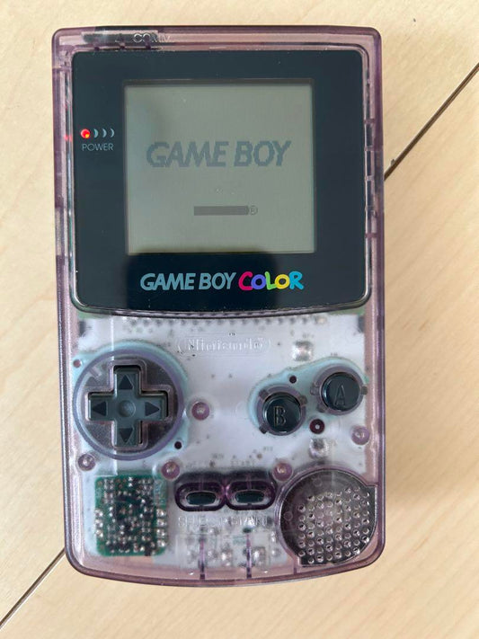 Refurbished Game Boy Color Console in Clear Purple CGB-001