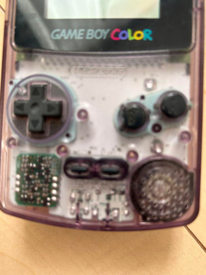 Refurbished Game Boy Color Console in Clear Purple CGB-001