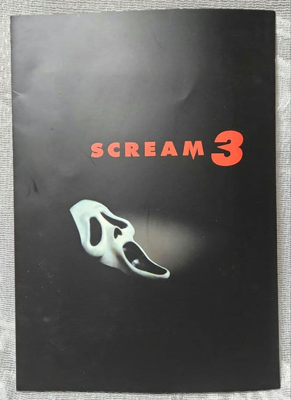 "Scream 3" Movie Pamphlet
