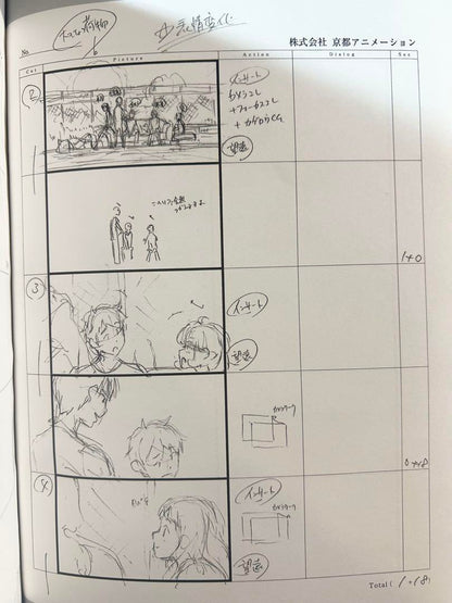 Theatrical Version Boundary of Hell Dance PV Storyboard Collection KyoAni