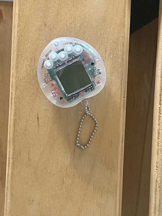 Clear Digital Pet with Ball Chain