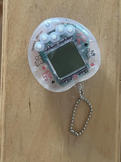 Clear Digital Pet with Ball Chain