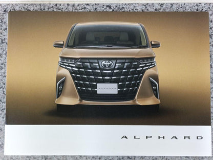 Alphard 2024/12 Catalog 40 Toyota Catalog Discontinued