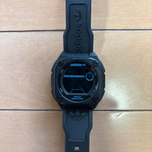 adidas Shock Resistant Digital Watch Black