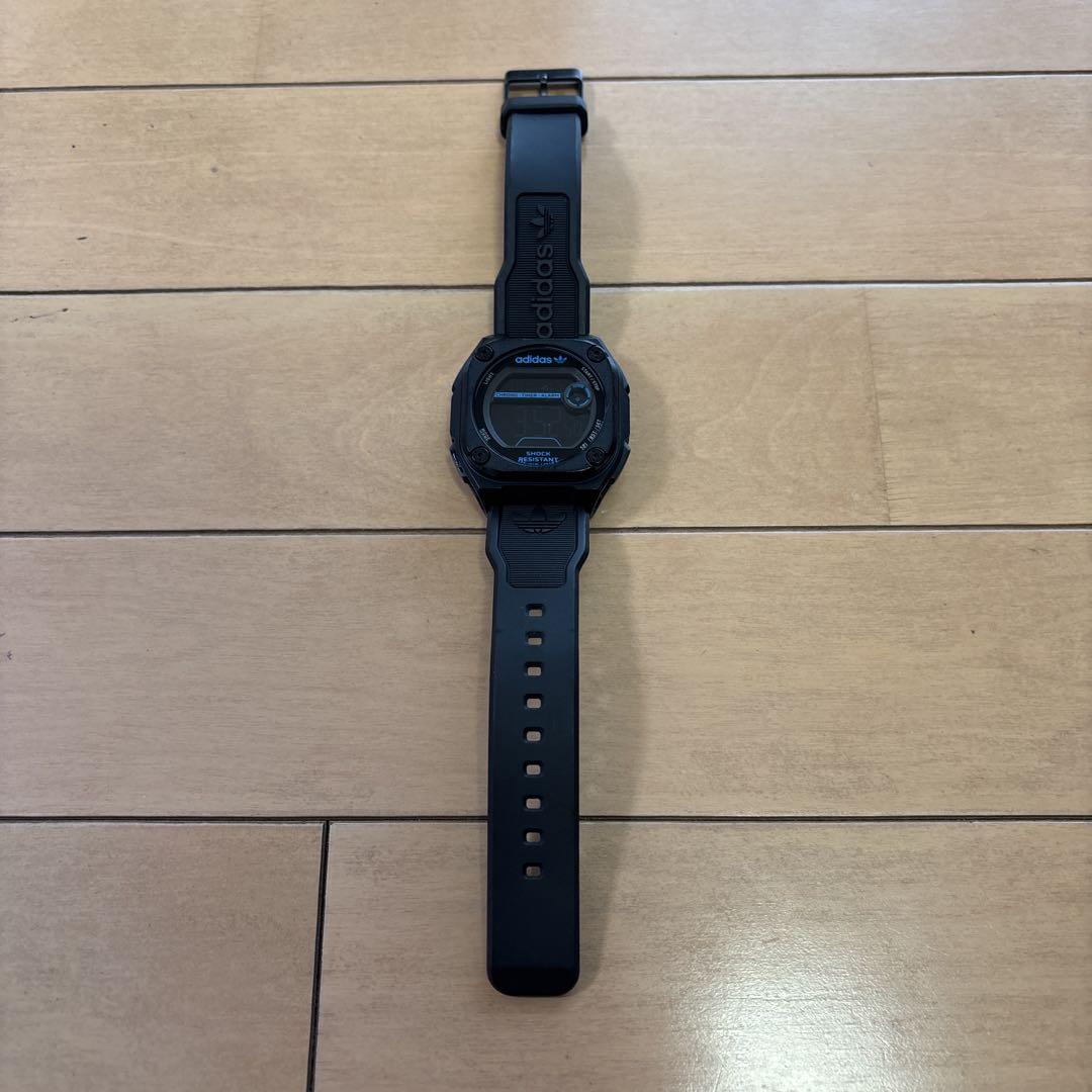 adidas Shock Resistant Digital Watch Black