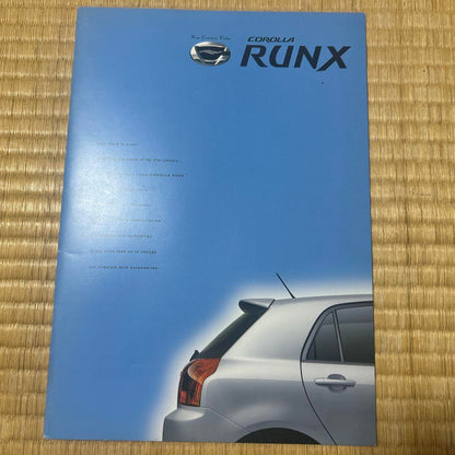 Toyota Corolla Runx Catalog