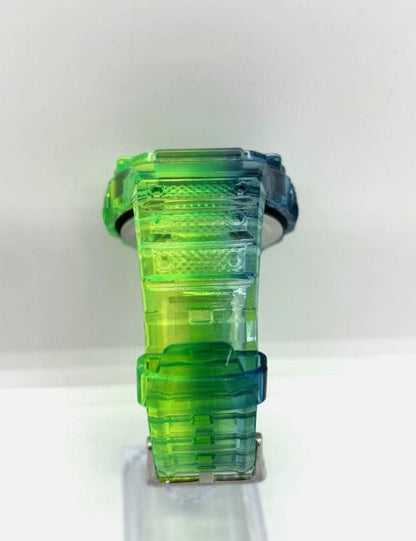 New G-Shock DW5600 Customized with Silicon Rubber Blue Green Color