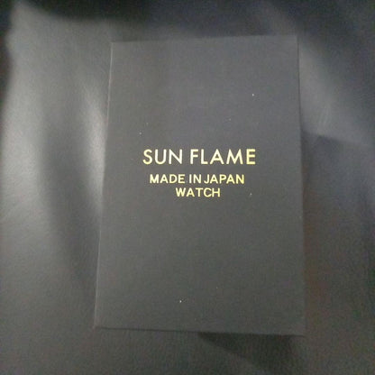 SUN FLAME Automatic Gold/Brown Watch