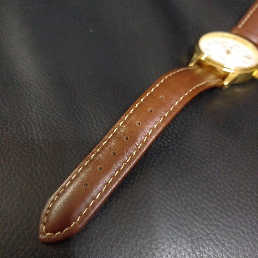 SUN FLAME Automatic Gold/Brown Watch
