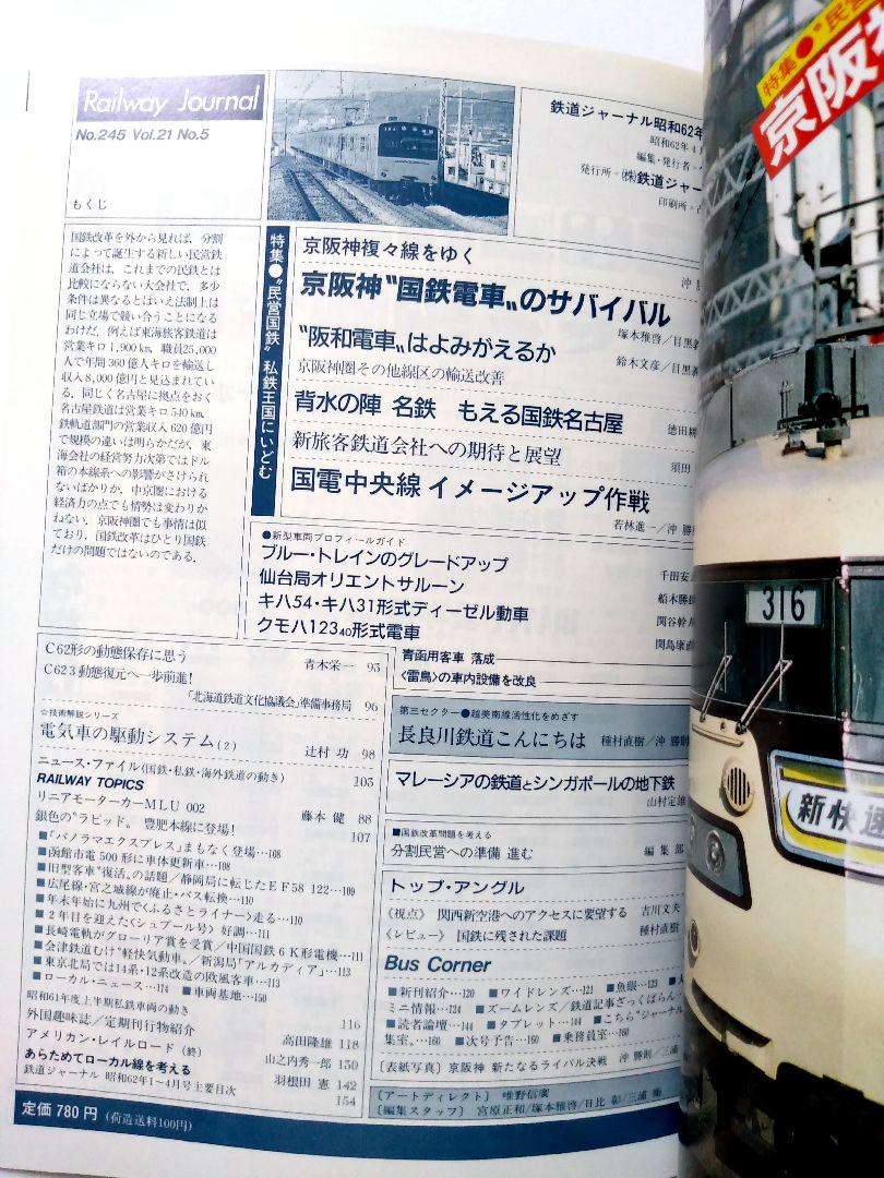 Railway Journal '87 4 Special Issue: Privatized National Railways vs Private Railway Kingdom