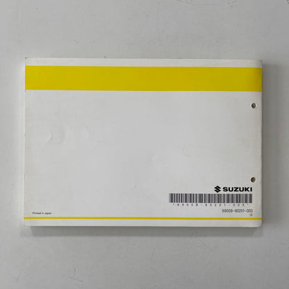 Suzuki MR Wagon MF21S Parts Catalog 2006 Edition