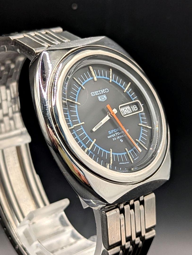 1970 Model Seiko 5 Sports Day Date 6106-8560 Automatic