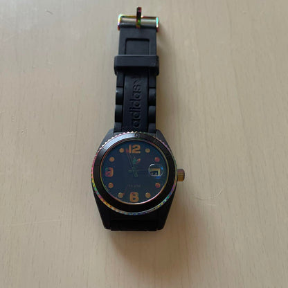 adidas Digital Watch Black & Rainbow Rare
