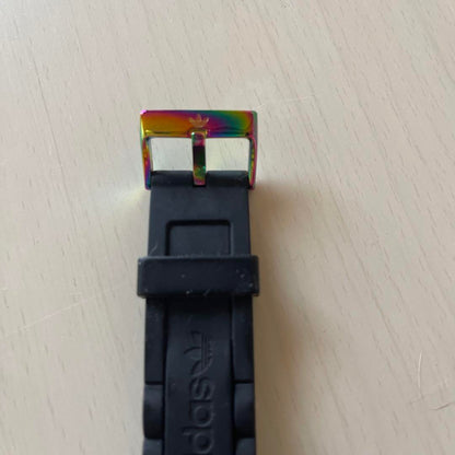 adidas Digital Watch Black & Rainbow Rare