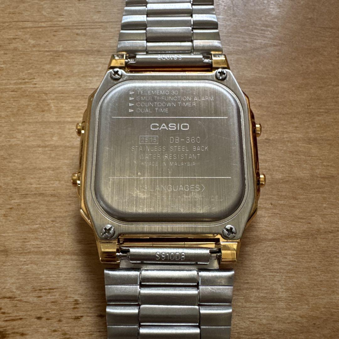 VINTAGE Luxury CASIO DB-360 Digital Watch