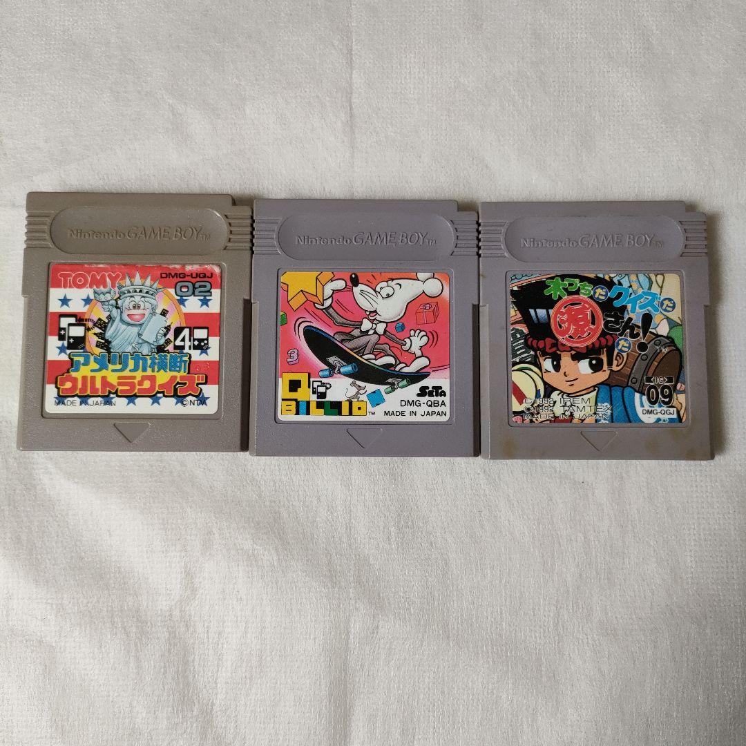 Game Boy Q BILLIO American Road Trip Wood Hammer Quiz Source-san Set