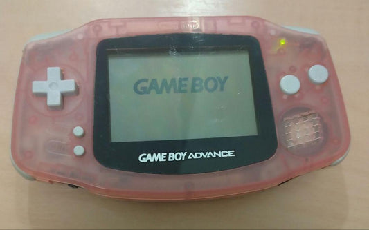 Game Boy Advance Clear Pink Console