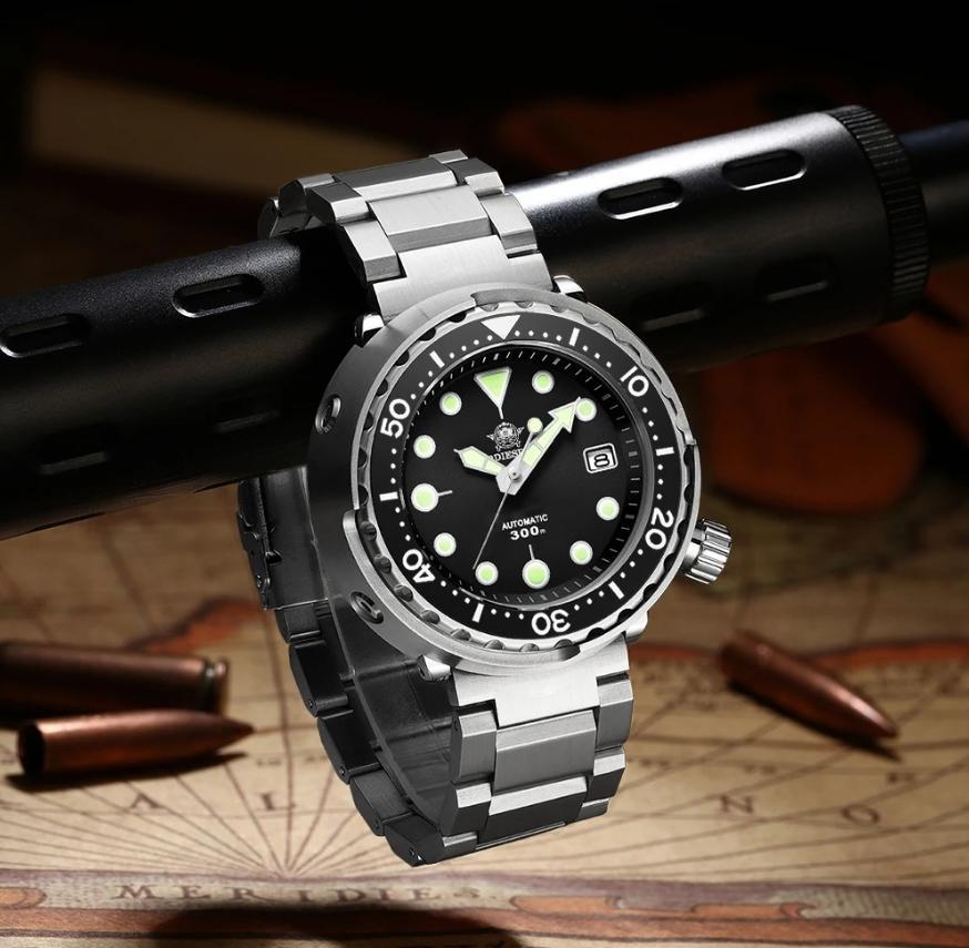 Tuna Can ADDIESDIVE Automatic NH35 300M Water-Resistant Sapphire Glass