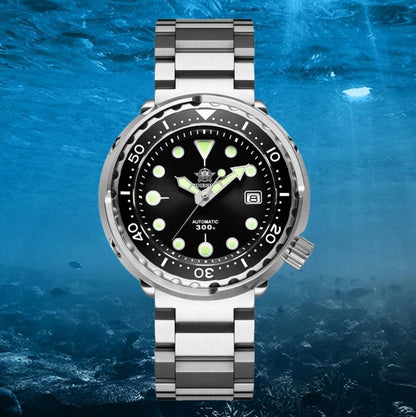 Tuna Can ADDIESDIVE Automatic NH35 300M Water-Resistant Sapphire Glass