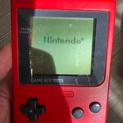 Game Boy Pocket Red Body