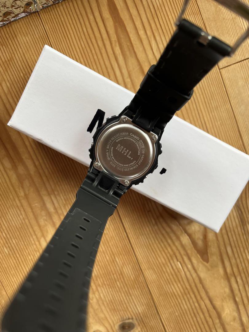 MHL. G-SHOCK Watch Black White Margaret Howell