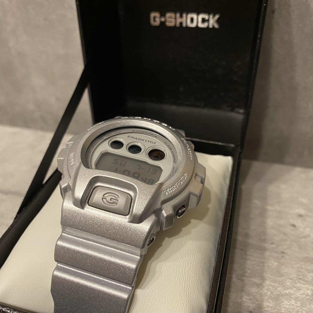 [Kinashi Cycle G-SHOCK] Sold Out Collaboration Silver Watch