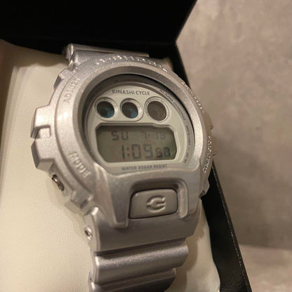 [Kinashi Cycle G-SHOCK] Sold Out Collaboration Silver Watch