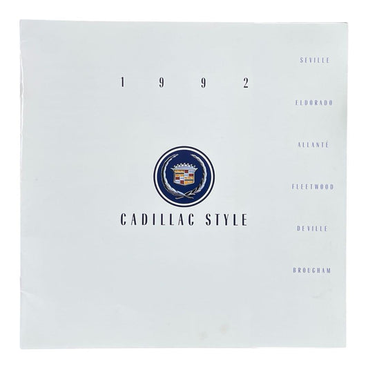 1992 Cadillac Brochure