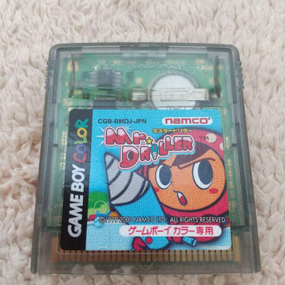 Mr. Driller Game Boy Color Software and Instruction Manual