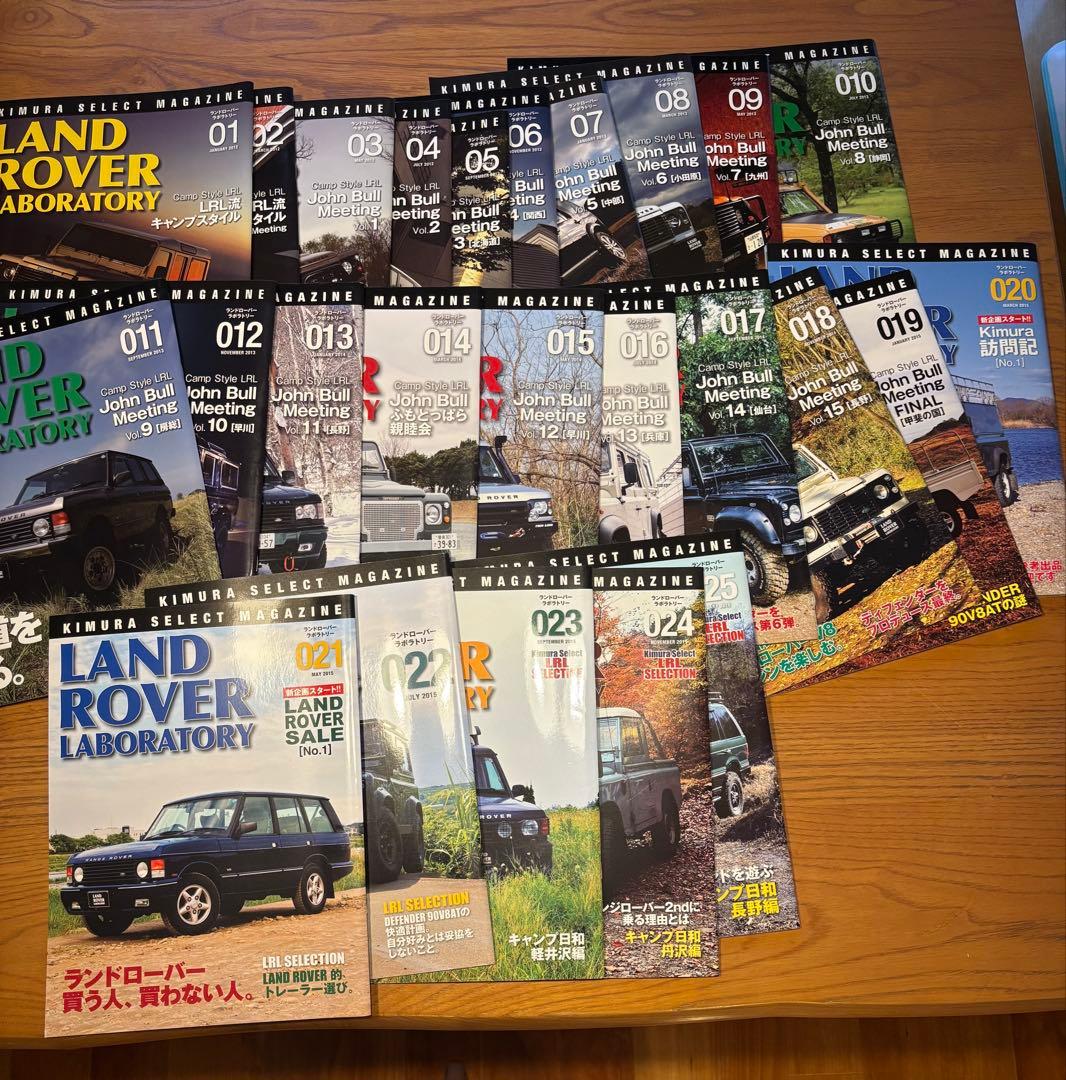 LAND ROVER LABORATORY 25 Volumes