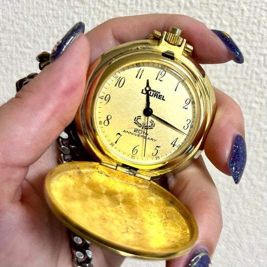Beautiful Condition NISSAN LAUREL 20th ANNIVERSARY Pocket Watch