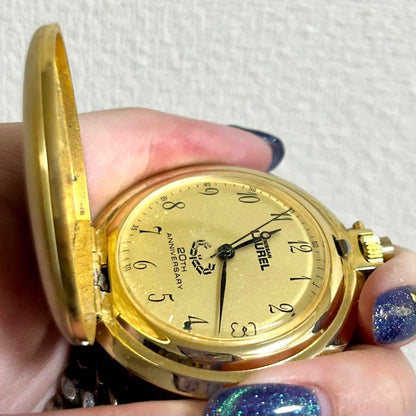 Beautiful Condition NISSAN LAUREL 20th ANNIVERSARY Pocket Watch