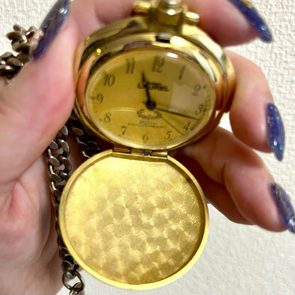 Beautiful Condition NISSAN LAUREL 20th ANNIVERSARY Pocket Watch