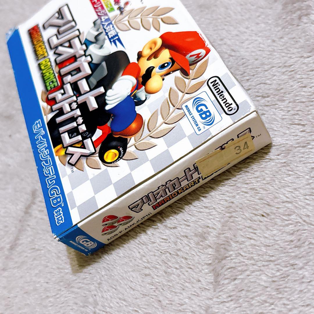 Box with manual, Mario Kart Advance, Game Boy Advance, and others