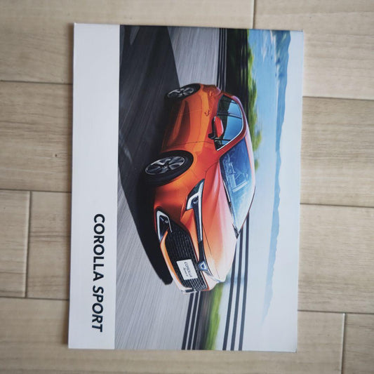 Toyota Corolla Sport Catalog